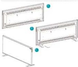 DUUX Slim 1000 - Instalacion del soporte de pie de aluminio - 1