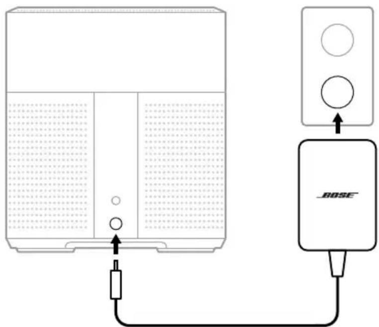 BOSE Home Speaker 300 - スビ一力一を電源に接続する - 1