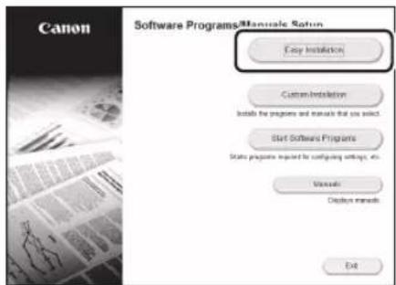 CANON ISensys MF641Cw - Installing the software - 2