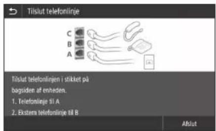 CANON ISensys MF641Cw - Konfiguration af faxindstillinger - 4