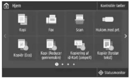 CANON ISensys MF641Cw - Konfiguration af faxindstillinger - 1