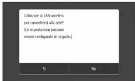 CANON ISensys MF641Cw - Specificare la modalità di connessione - 1