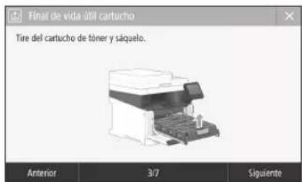 CANON ISensys MF641Cw - Sustituir el cartucho de toner - 1