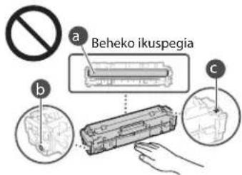 CANON ISensys MF641Cw - Toner-kartutxoaren maneiua - 2