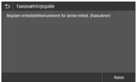CANON ISensys MF641Cw - Konfiguration af faxindstillinger - 2
