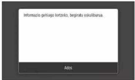 CANON ISensys MF641Cw - Hari gabeko LAN bidez konektatzeko - 2