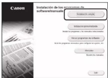CANON ISensys MF641Cw - Instalar el software - 2