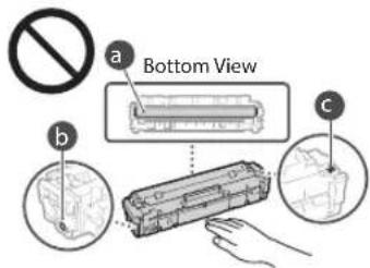 CANON ISensys MF641Cw - Handling the toner cartridge - 2