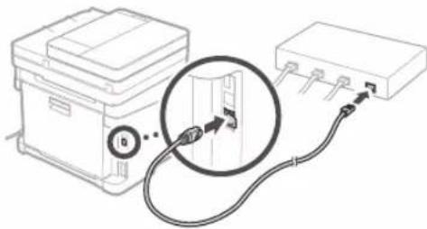 CANON ISensys MF641Cw - Para conectar mediante LAN por cable - 2