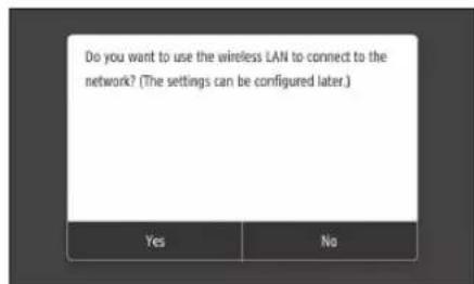 CANON ISensys MF641Cw - **Specifying the connection method** - 1