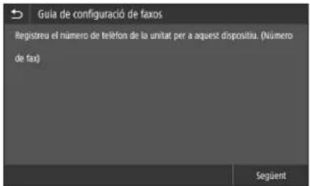 CANON ISensys MF641Cw - Abans d'iniciar la configuracion: - 2
