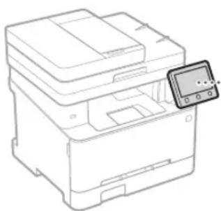 CANON ISensys MF641Cw - Inicie a operação a partir do poinel de operações - 1