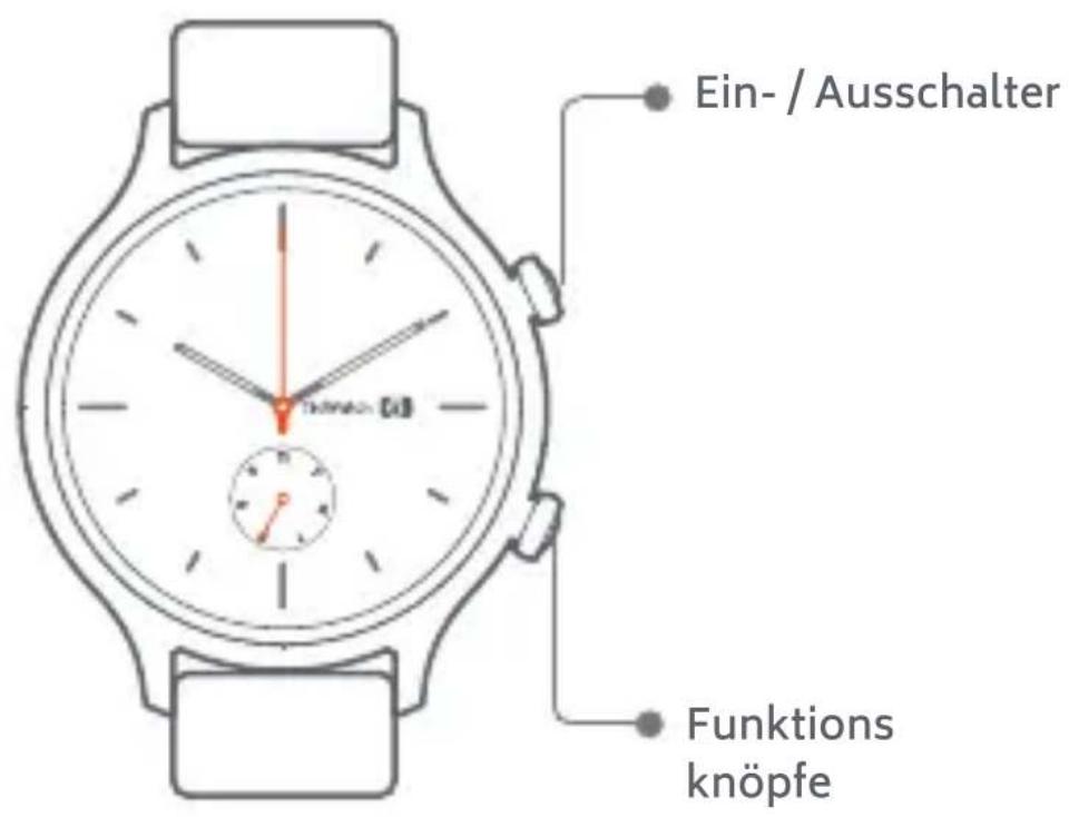 TicWatch C2 - Knöpfene un eigenschaften - 1