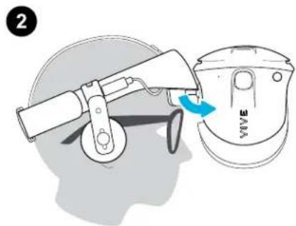 HTC VIVE Cosmos - Relever la visiere - 3