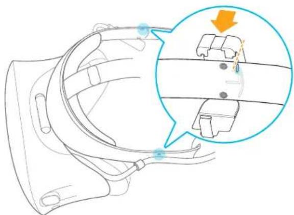 HTC VIVE Cosmos - Fixer l'écouteur supra droit - 1