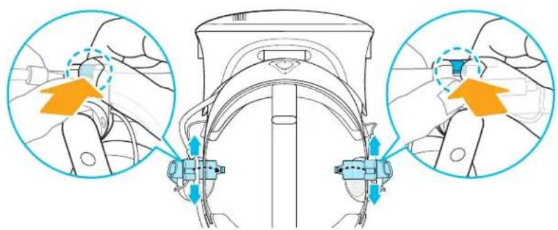 HTC VIVE Cosmos - Ajuster les écouteurs supra - 2