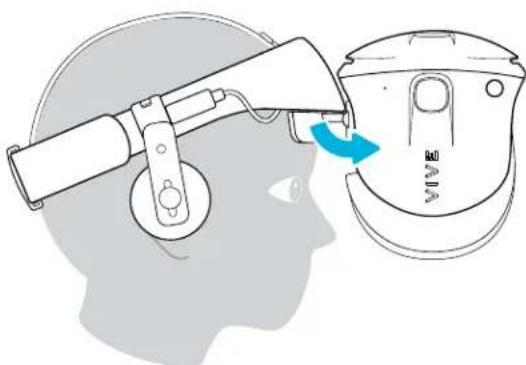 HTC VIVE Cosmos - Relever la visiere - 1