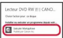 CANON PIXMA G4511 - Utilisation du CD-ROM d'installation (Windows uniquement) - 3