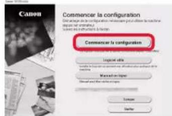 CANON PIXMA G4511 - Cliquez sur Commencer la configuration. - 1