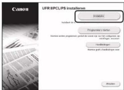 CANON iSensys LBP621Cw - De software installeren - 2