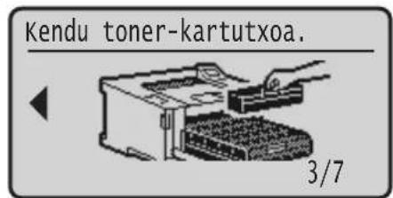 CANON iSensys LBP621Cw - Toner-kartutxoa aldatzea - 1