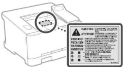 CANON iSensys LBP621Cw - AUPOZORNENIE - 1