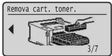 CANON iSensys LBP621Cw - Substituição do cartucho de toner - 1
