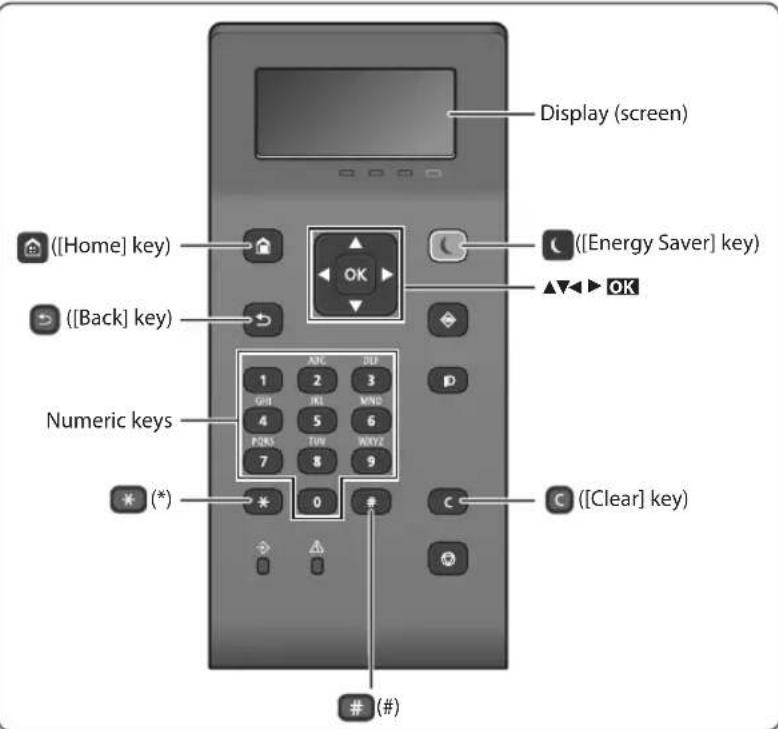 CANON iSensys LBP621Cw - Start the Operation from the Operation Panel - 2