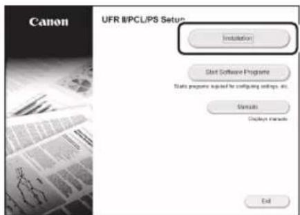 CANON iSensys LBP621Cw - Programines jrangos diegimas - 2