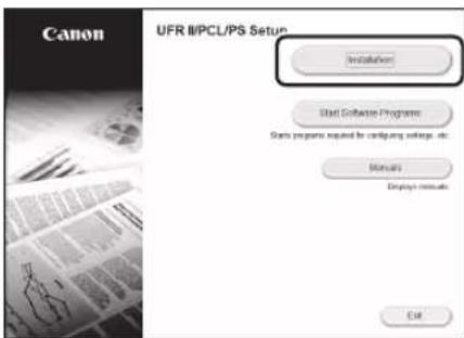 CANON iSensys LBP621Cw - Installing the software - 2