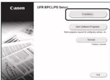 CANON iSensys LBP621Cw - Softwarearen instalatzea - 2