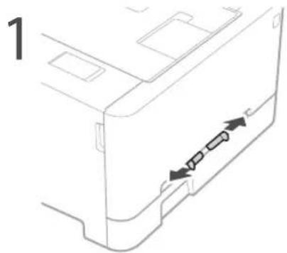 CANON iSensys LBP621Cw - Einlagen in die manuelle ZufuhrEinlege - 1
