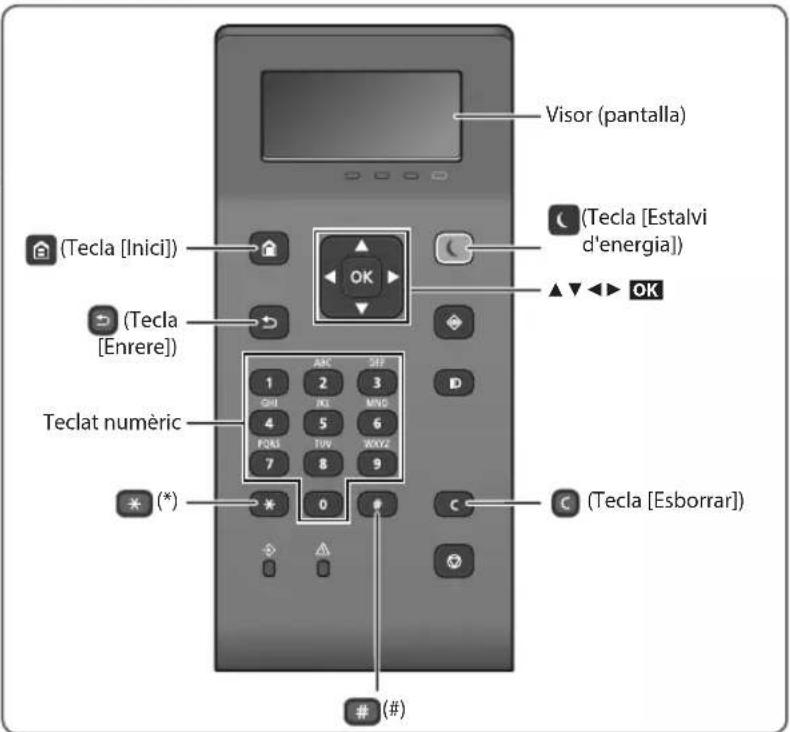 CANON iSensys LBP621Cw - Inicieu el funciona des del paneil de control - 2