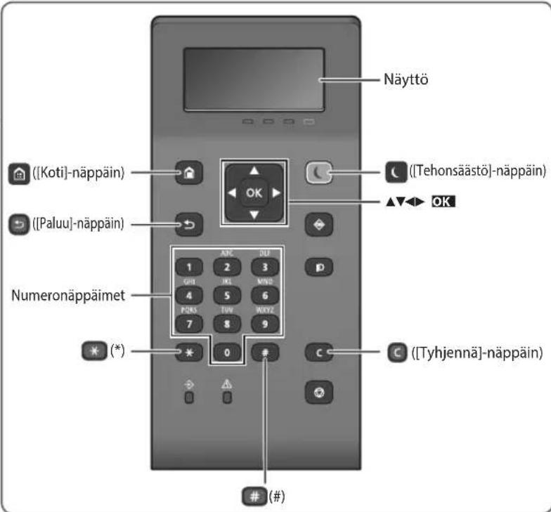 CANON iSensys LBP621Cw - Aloita käytö käytöpaneelista - 2