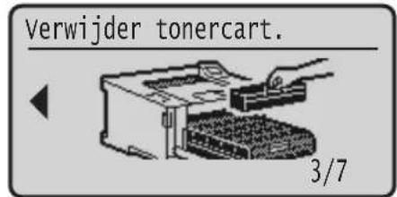 CANON iSensys LBP621Cw - De tonercartridge verrangen - 1