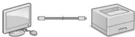 CANON iSensys LBP621Cw - Prisijungti per USB - 1