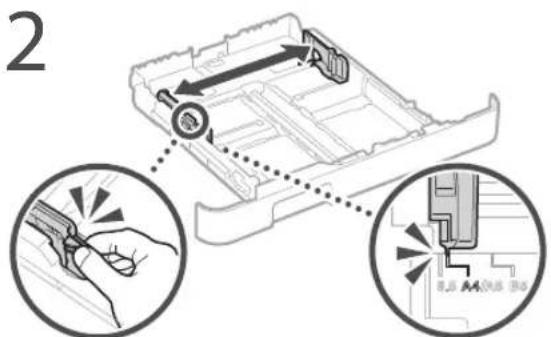 CANON iSensys LBP621Cw - Papira ievietošana atvilktnē - 1