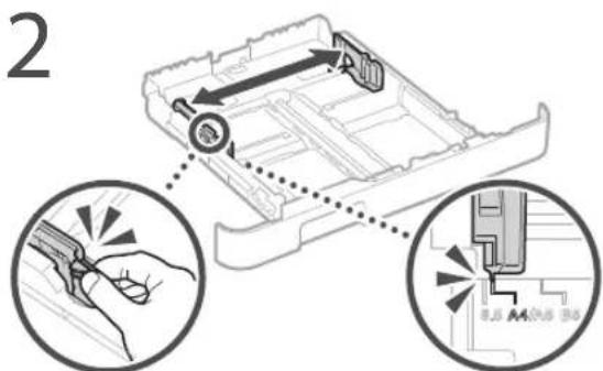 CANON iSensys LBP621Cw - Fylla på papper i papperslådan - 1