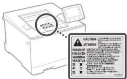 CANON iSensys LBP663Cdw - Siguranta privind laserul - 1