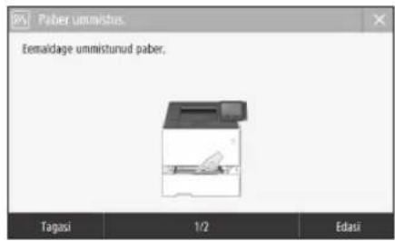 CANON iSensys LBP663Cdw - Seade ei hakka toöle Esineb paberiummistus - 3