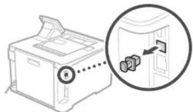 CANON iSensys LBP663Cdw - So stellen Sie eine Verbindung über USB her - 3
