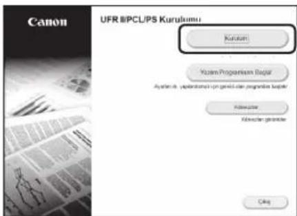 CANON iSensys LBP663Cdw - Yazilimi yükleme - 2