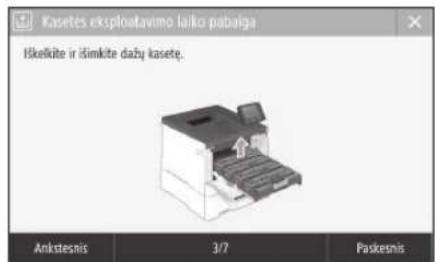 CANON iSensys LBP663Cdw - Dažu kasetès pakeitimas - 1
