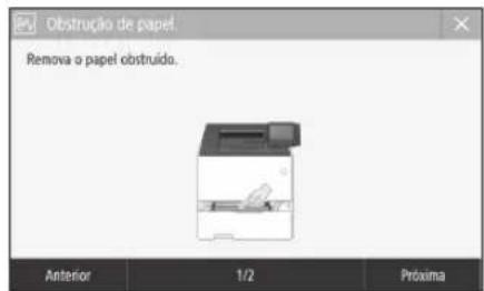 CANON iSensys LBP663Cdw - Ocorraram obstruções de papel - 1