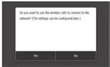CANON iSensys LBP663Cdw - Specifying the connection method - 1