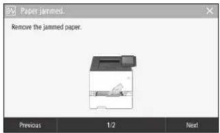 CANON iSensys LBP663Cdw - Anapat He npaioe 3actpraHHn panepy - 3
