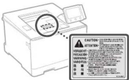 CANON iSensys LBP663Cdw - Laserová bezpečnost - 1