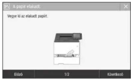 CANON iSensys LBP663Cdw - A keszülék nem muködik Elakadt a papir - 3