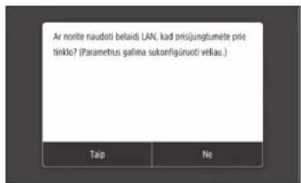 CANON iSensys LBP663Cdw - Prisijungimo budo nustatymas - 1