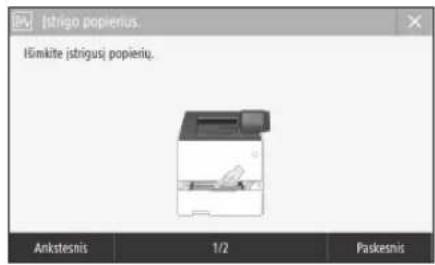 CANON iSensys LBP663Cdw - Atrodo, kad jrenginys neveikia lstrigo popierius - 3